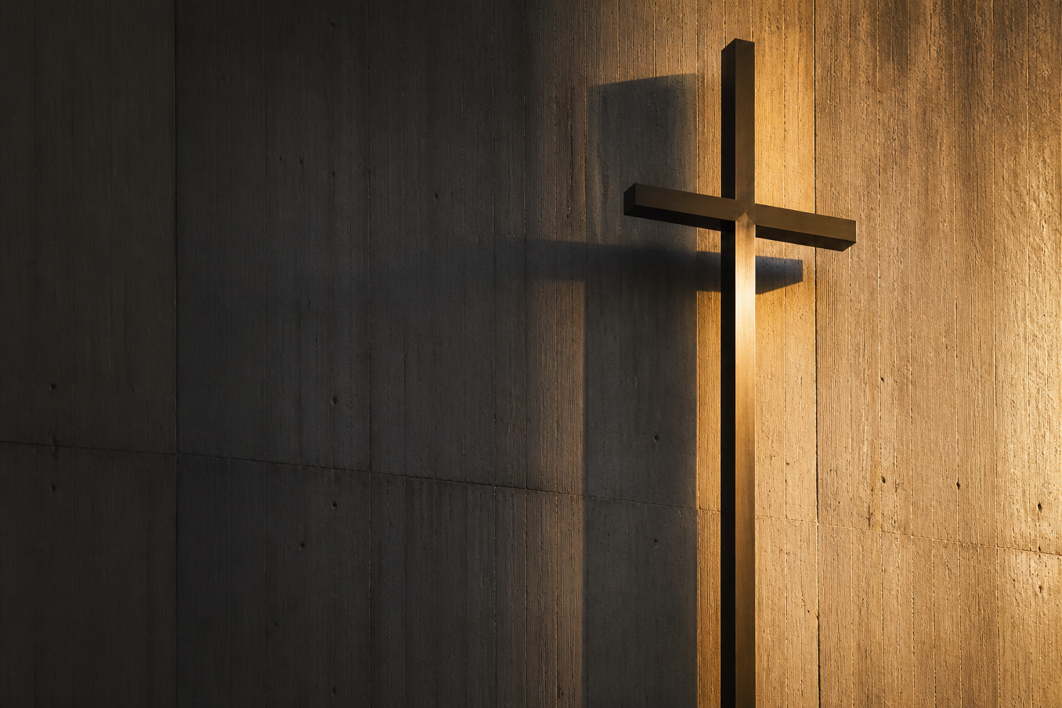 Cruz no templo